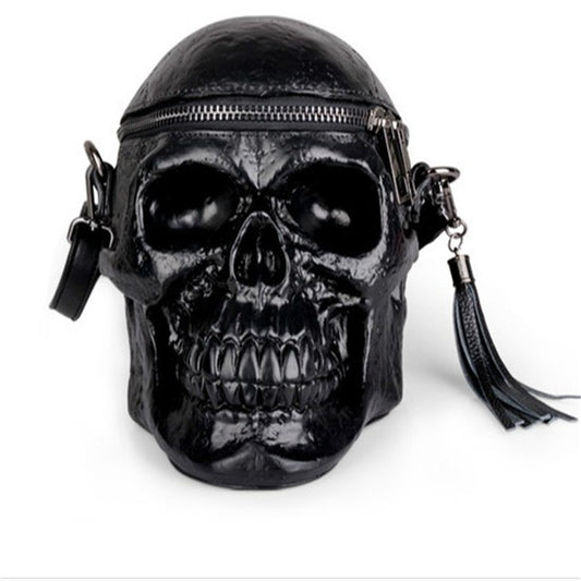 Skull Head Shoulder and Tote Bag