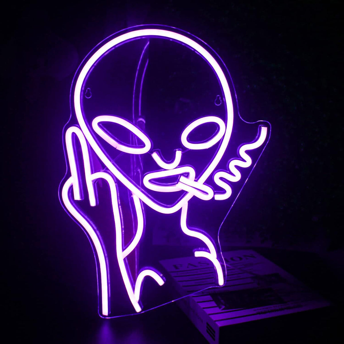 LED Alien Neon Light for Party Room Decor