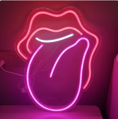 LED Tongue Neon Light