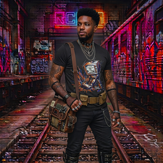 Retro TV Robot Graphic Tee — Vintage CRT Robot Unisex Shirt | Alt Aesthetic Gamer Clothing