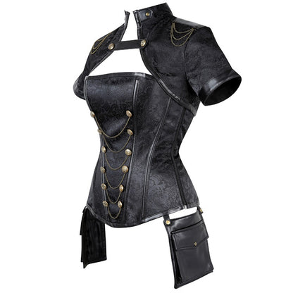 Gothic Style 4-Piece Shapewear Set for Women