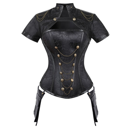 Gothic Style 4-Piece Shapewear Set for Women