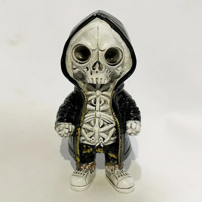 Day of the Dead Skull Gnome Doll Resin Ornament