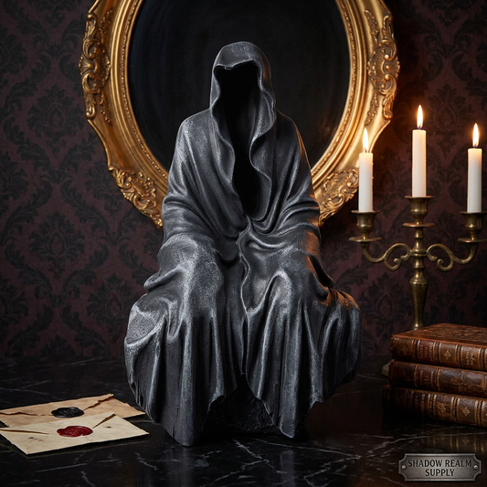 Faceless Reaper Statue — Gothic Manor
