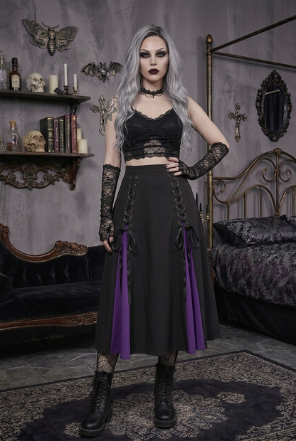 Purple Skirt Forward Facing